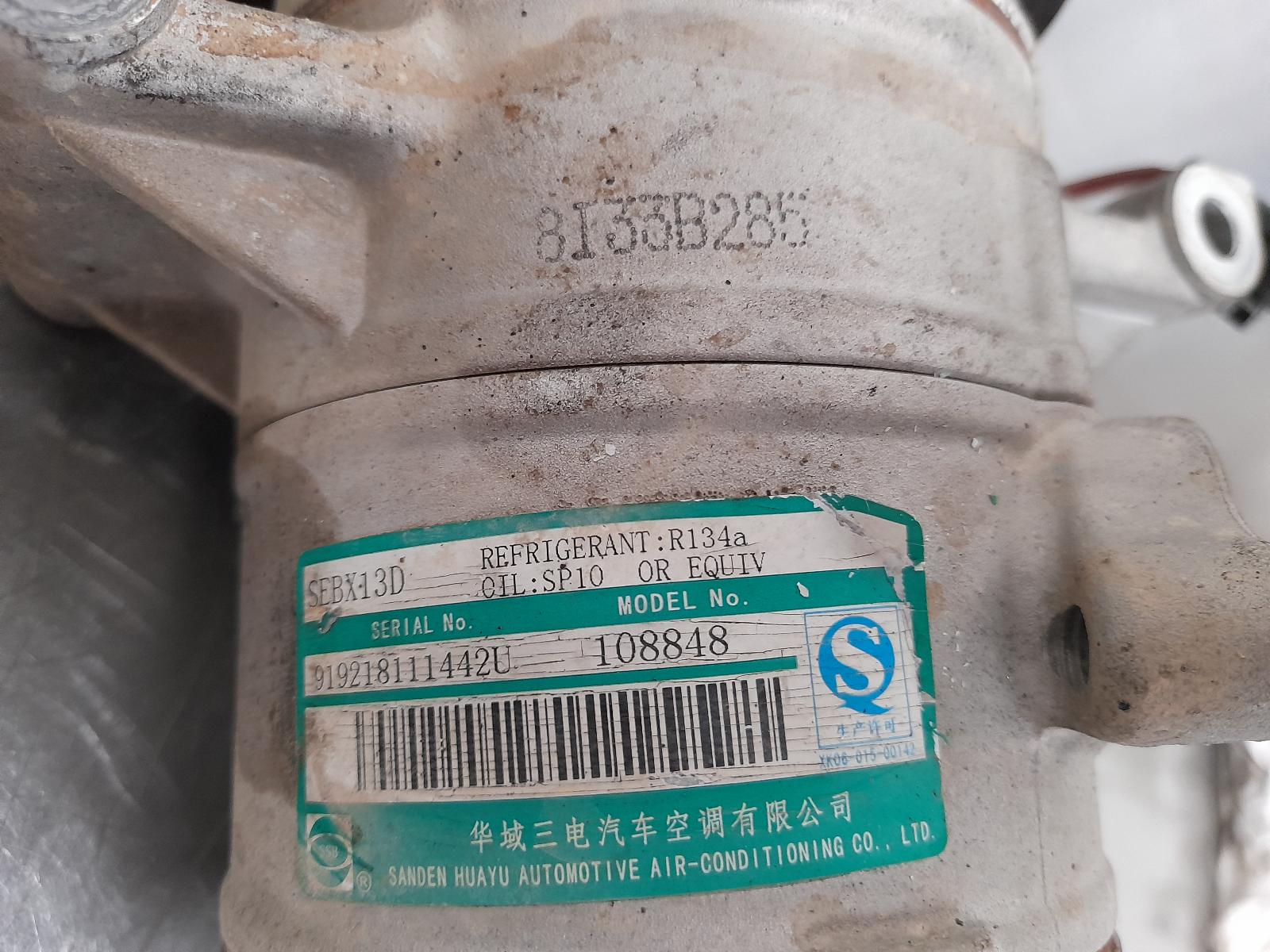 2019 Ldv T60 A/C Compressor View Auto part A/C Compressor Ldv T60 2019