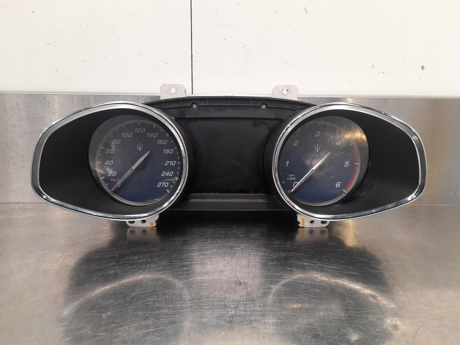 2015 Maserati Quattroporte Instrument Cluster View Auto part Instrument Cluster Maserati Quattroporte 2015