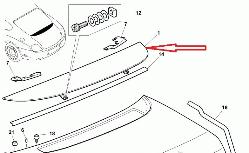 View Auto part Rear Spoiler Bentley Continental 2012