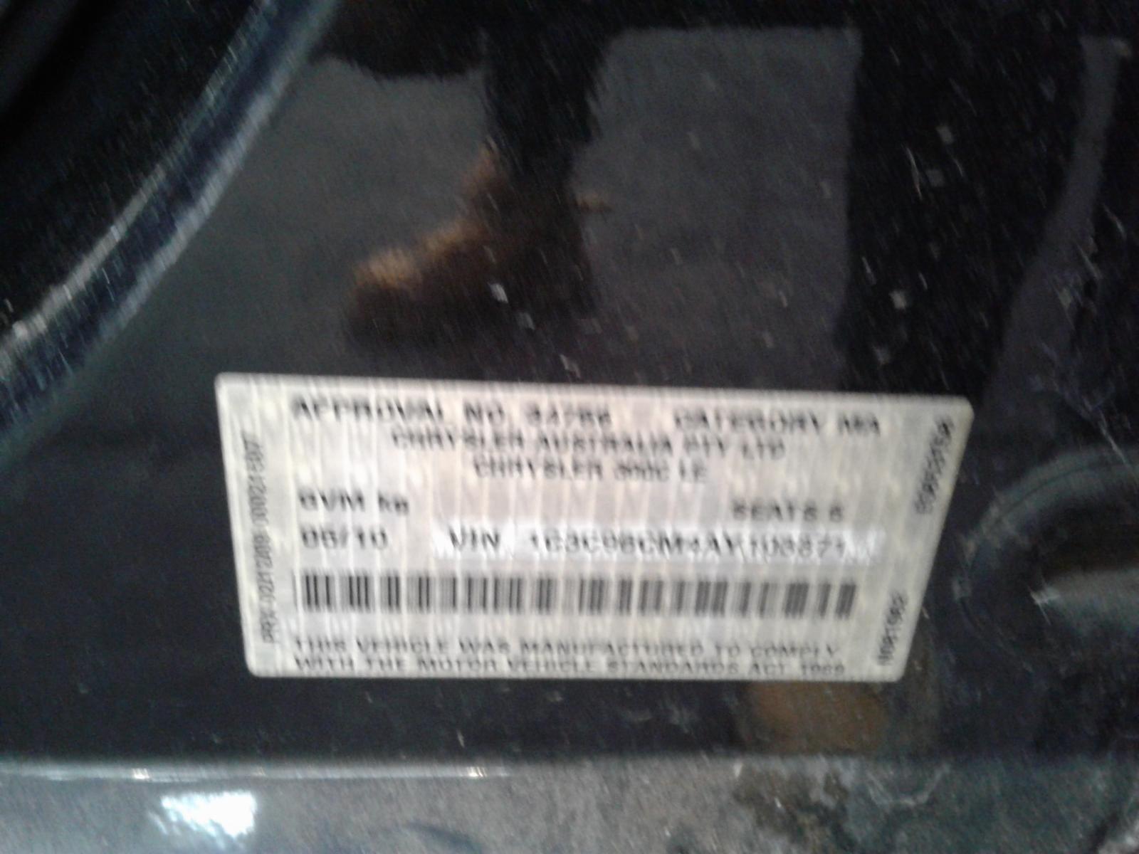 View Auto part Left Rear Door Window Chrysler 300c 2010