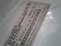 View Auto part Fan Kia K2900 2011