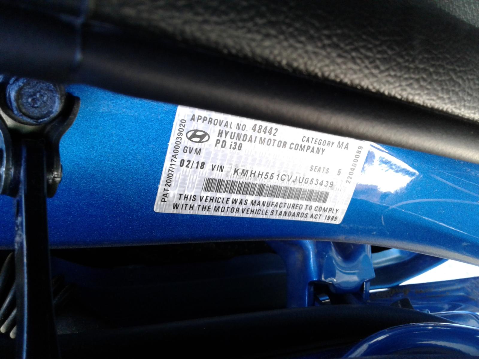 Airbag Module/Sensor I30 Hyundai 2018