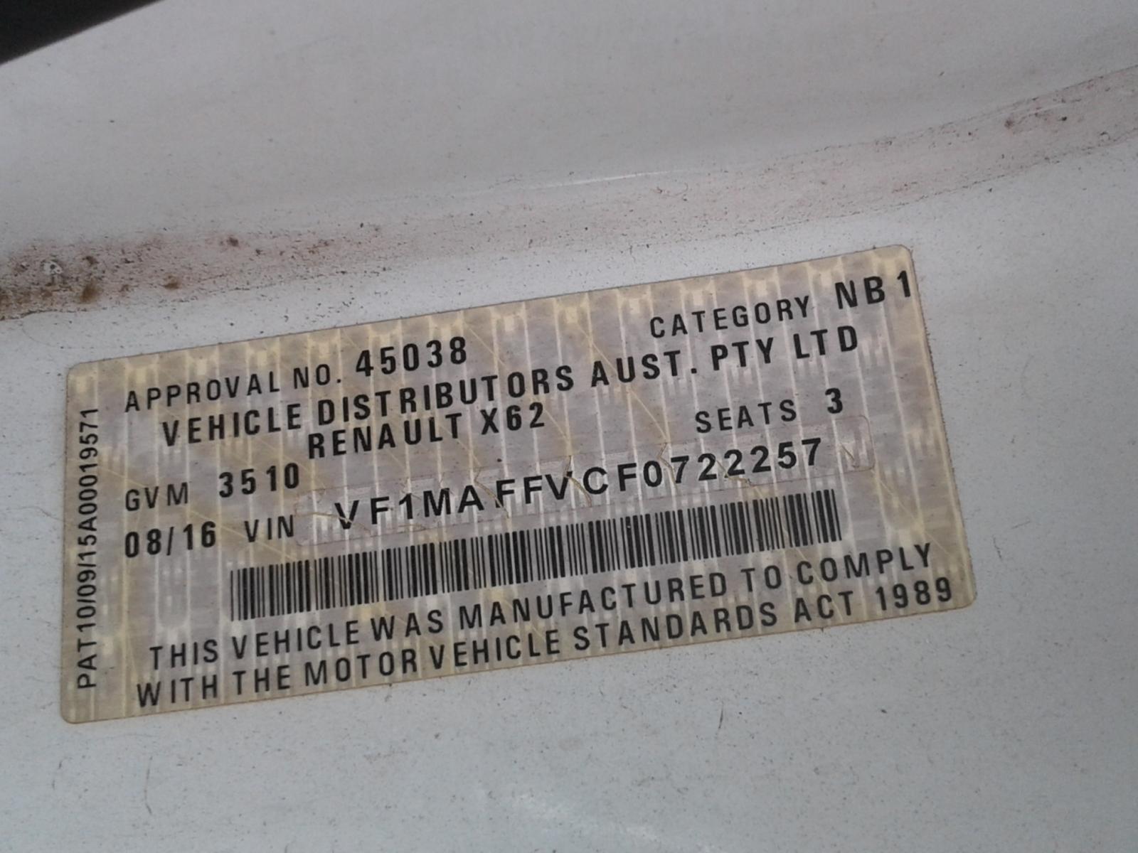 2016 Renault Master Rear Bumper View Auto part Rear Bumper Renault Master 2016