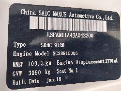 View Auto part Owners Handbook Ldv T60 2018