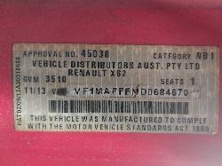 View Auto part Instrument Cluster Renault Master 2013