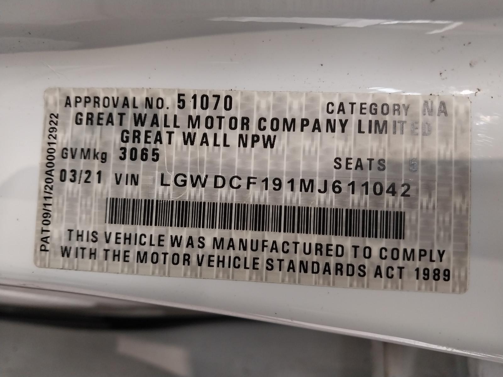 View Auto part Fan Speed Resistor Great Wall Cannon Ute 2021