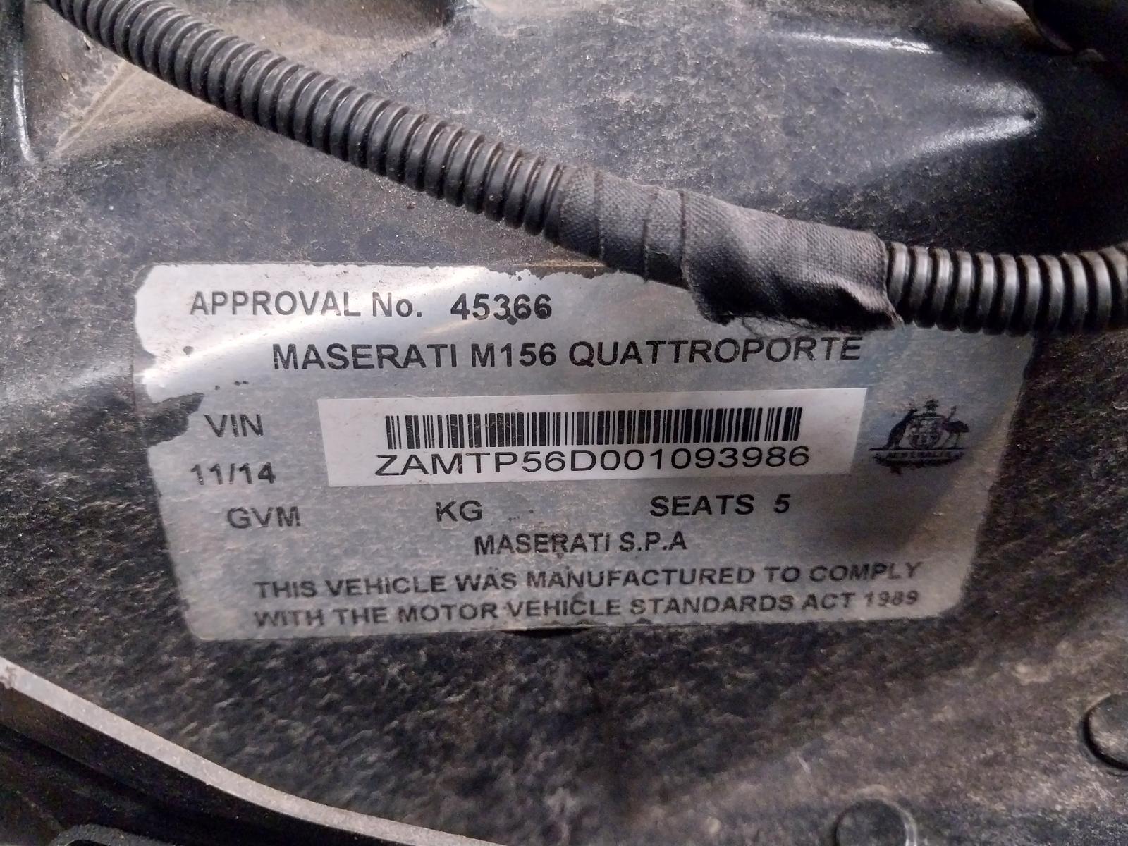 View Auto part Catalytic Converter Maserati Quattroporte 2015