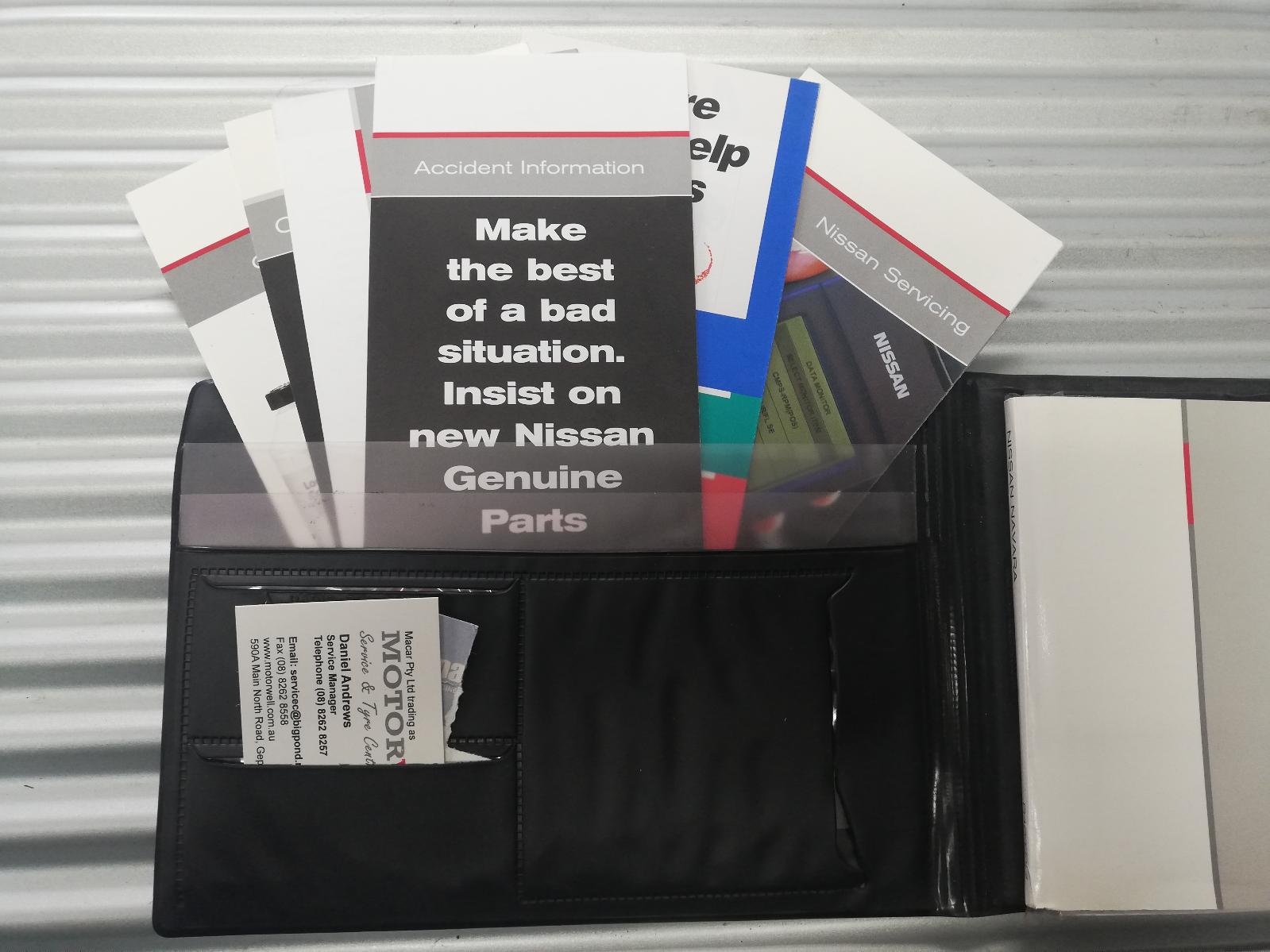2010 Nissan Navara Owners Handbook View Auto part Owners Handbook Nissan Navara 2010