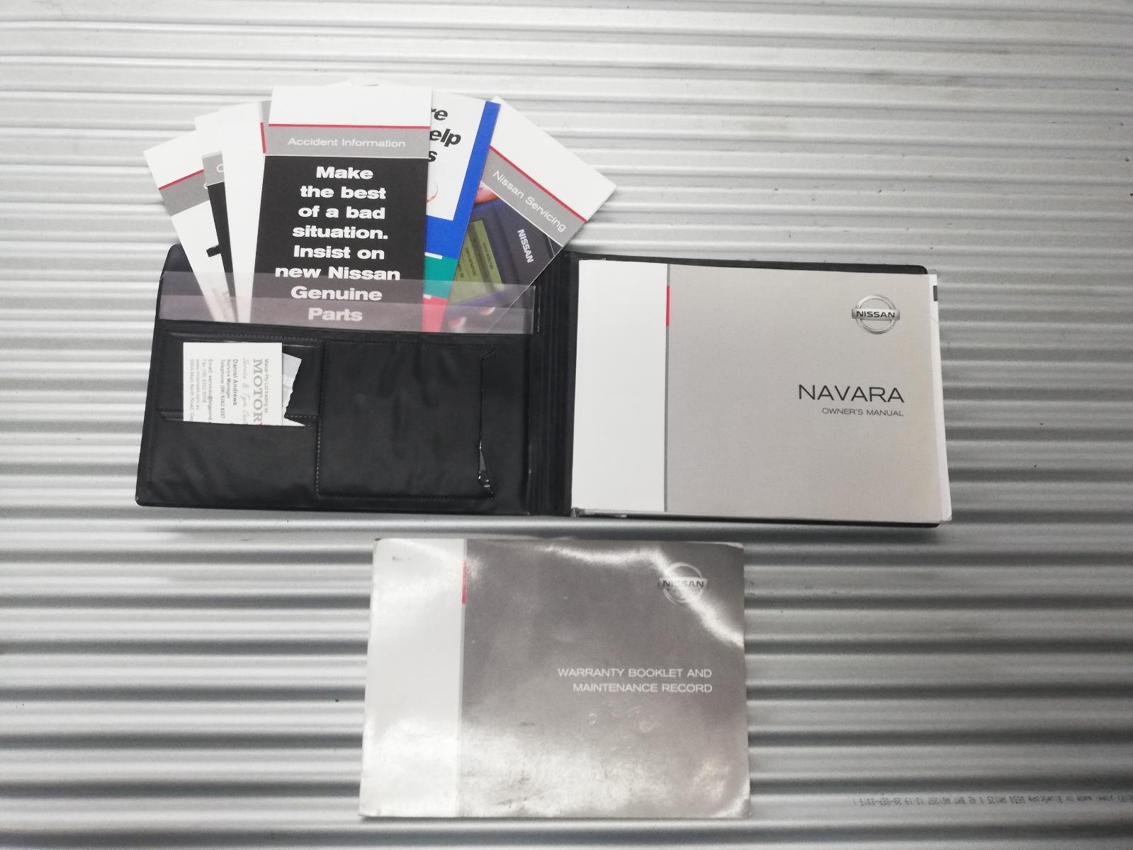 2010 Nissan Navara Owners Handbook View Auto part Owners Handbook Nissan Navara 2010