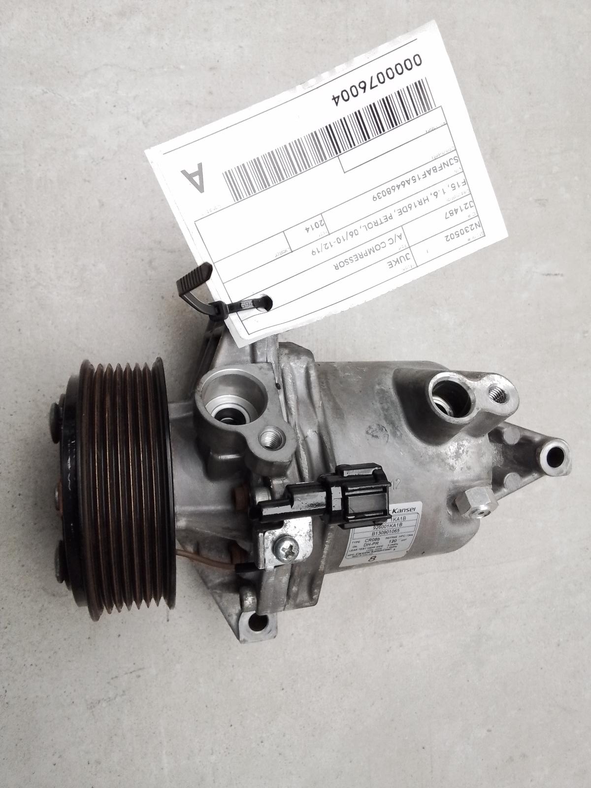 View Auto part A/C Compressor Nissan Juke 2014
