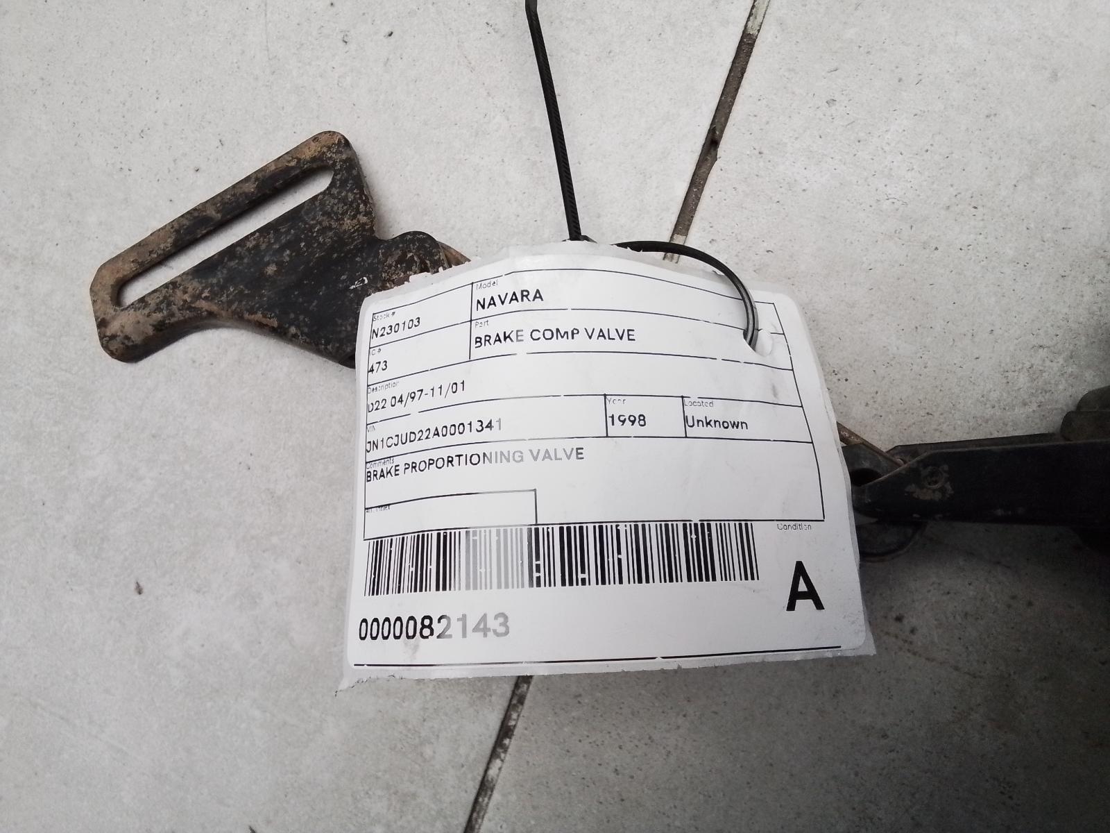 View Auto part Brake Comp Valve Nissan Navara 1998