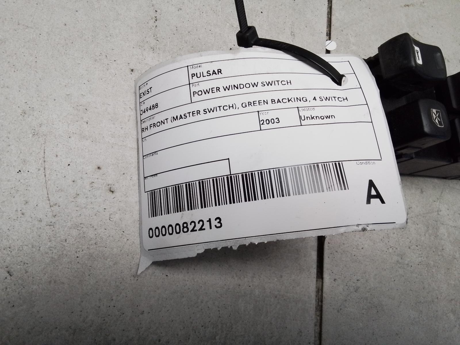 View Auto part Pwr Dr Wind Switch Nissan Pulsar 2003