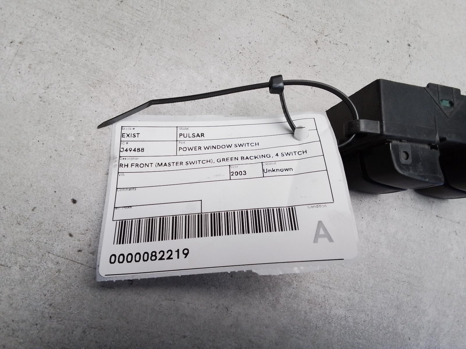 View Auto part Pwr Dr Wind Switch Nissan Pulsar 2003