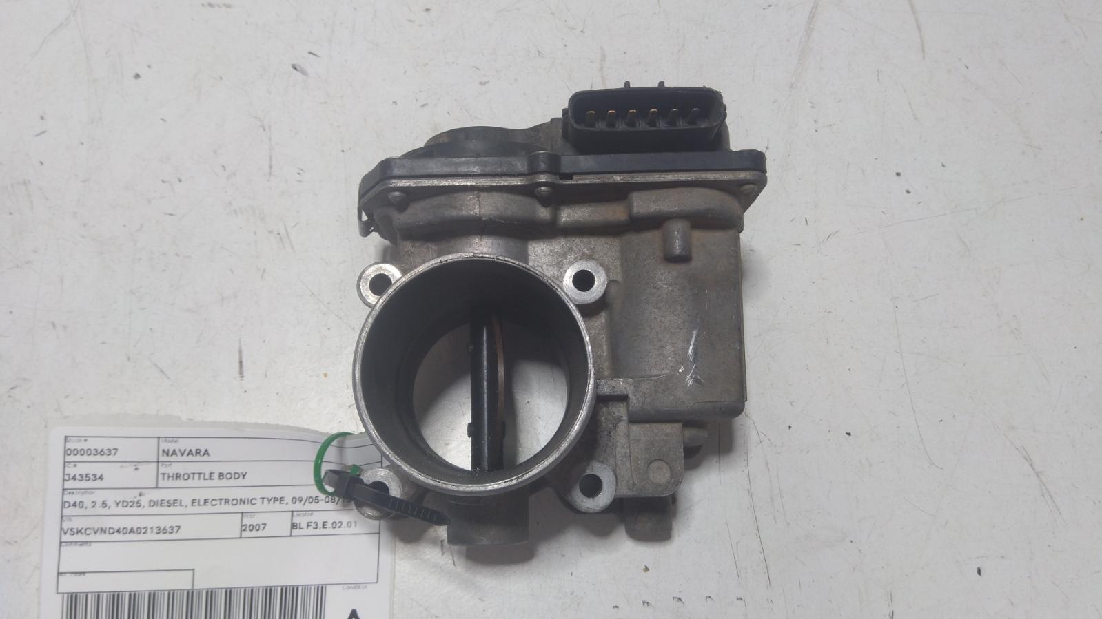 View Auto part Throttle Body Nissan Navara 2007