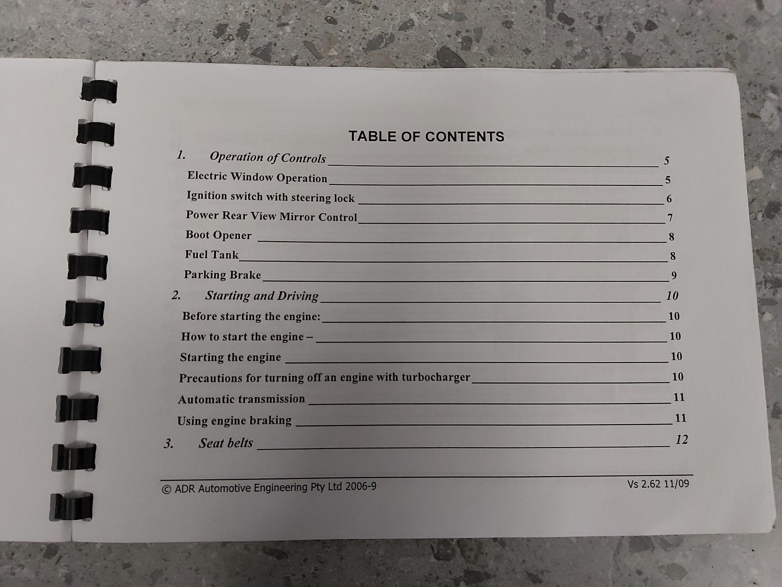 View Auto part Owners Handbook Nissan Skyline 2000