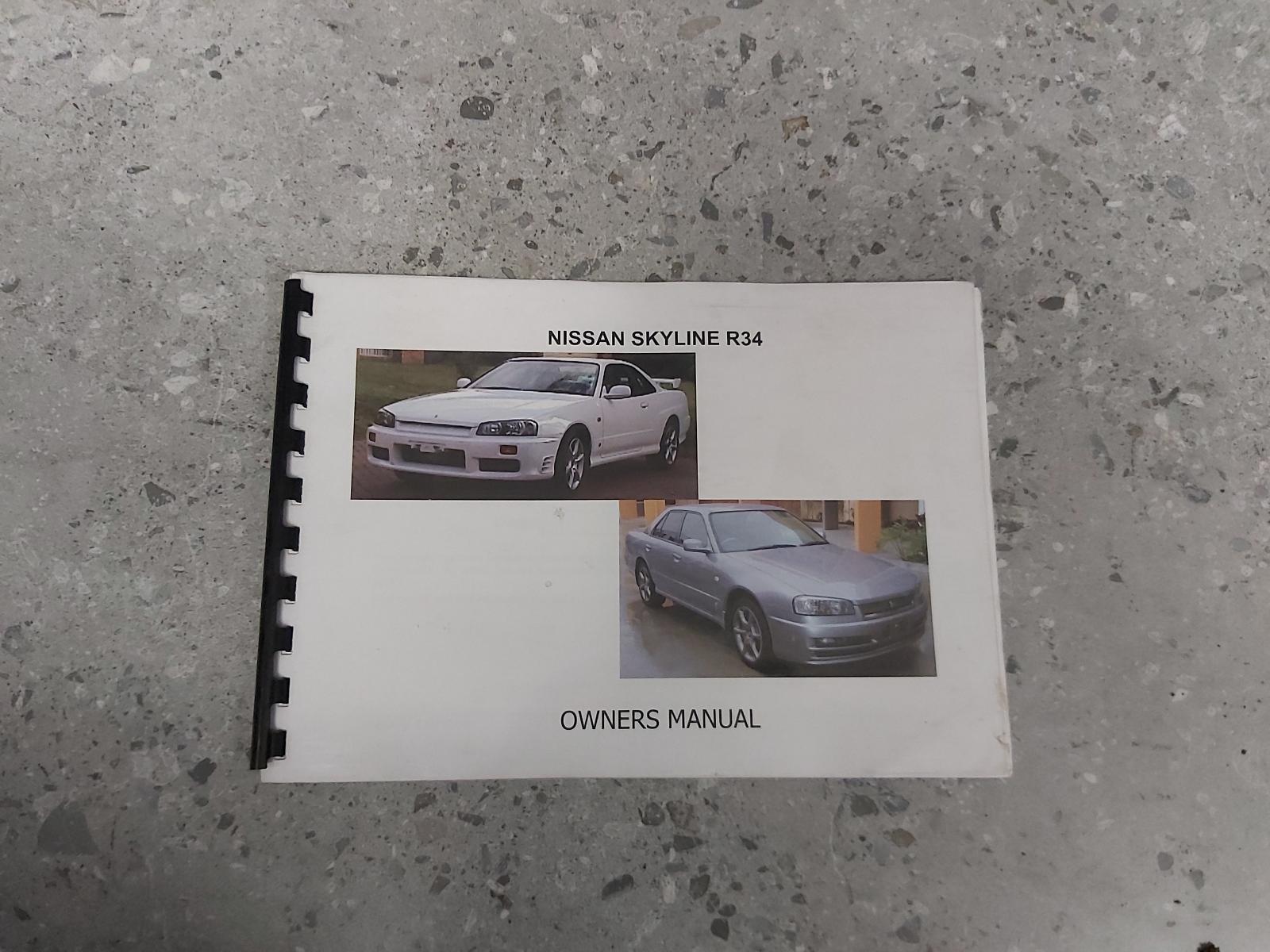 View Auto part Owners Handbook Nissan Skyline 2000