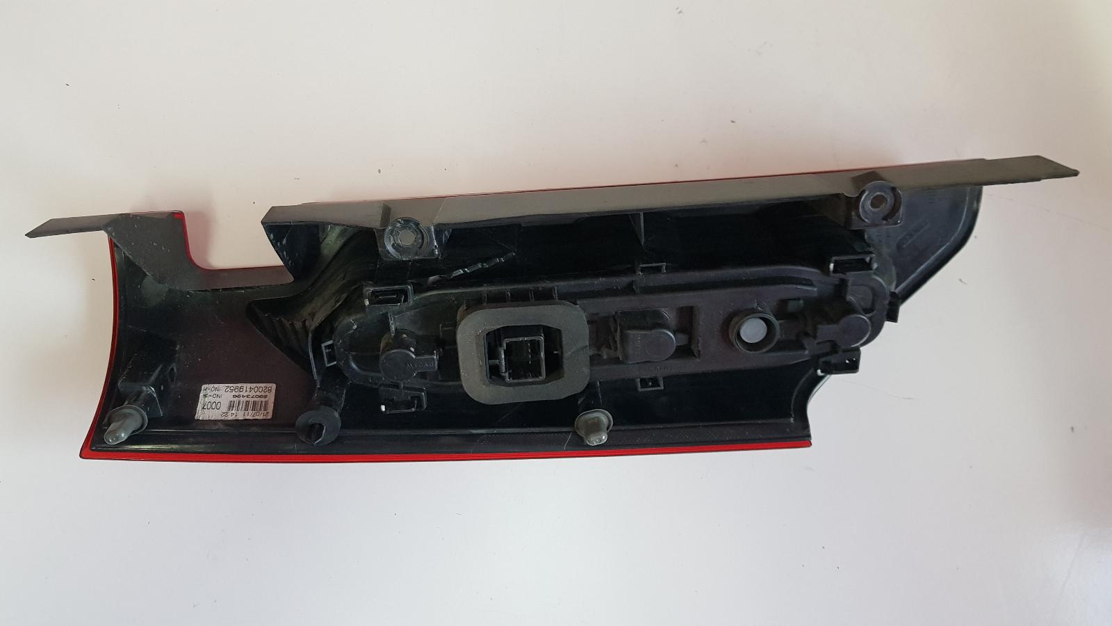 2010 Renault Kangoo Right Taillight View Auto part Right Taillight Renault Kangoo 2010