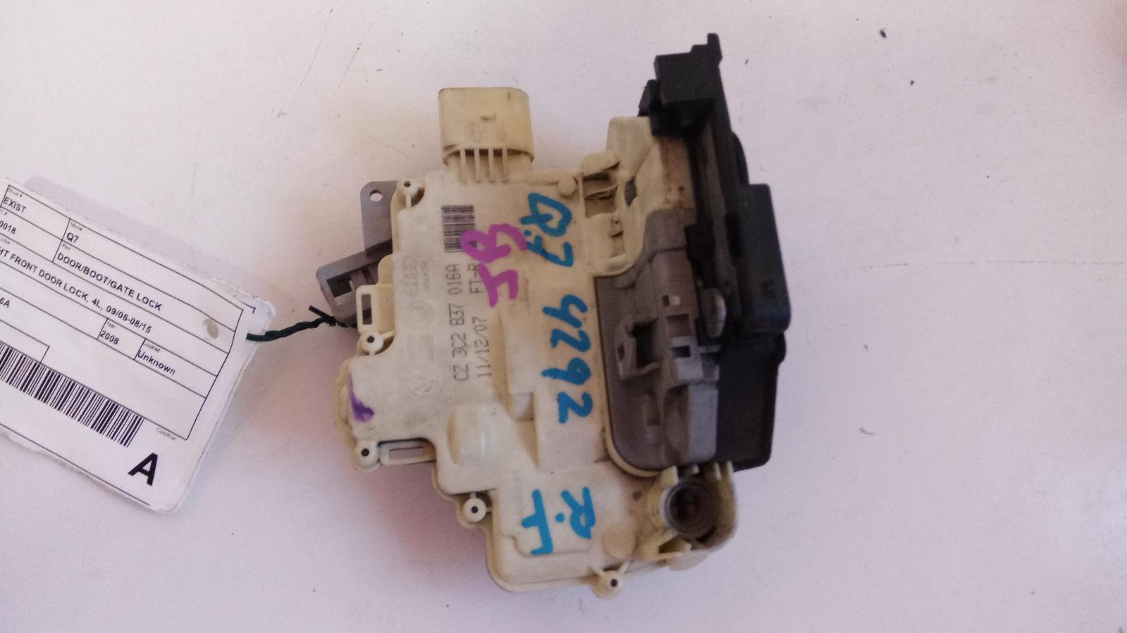 2008 Audi Q7 Door/Boot/Gate Lock View Auto part Door/Boot/Gate Lock Audi Q7 2008