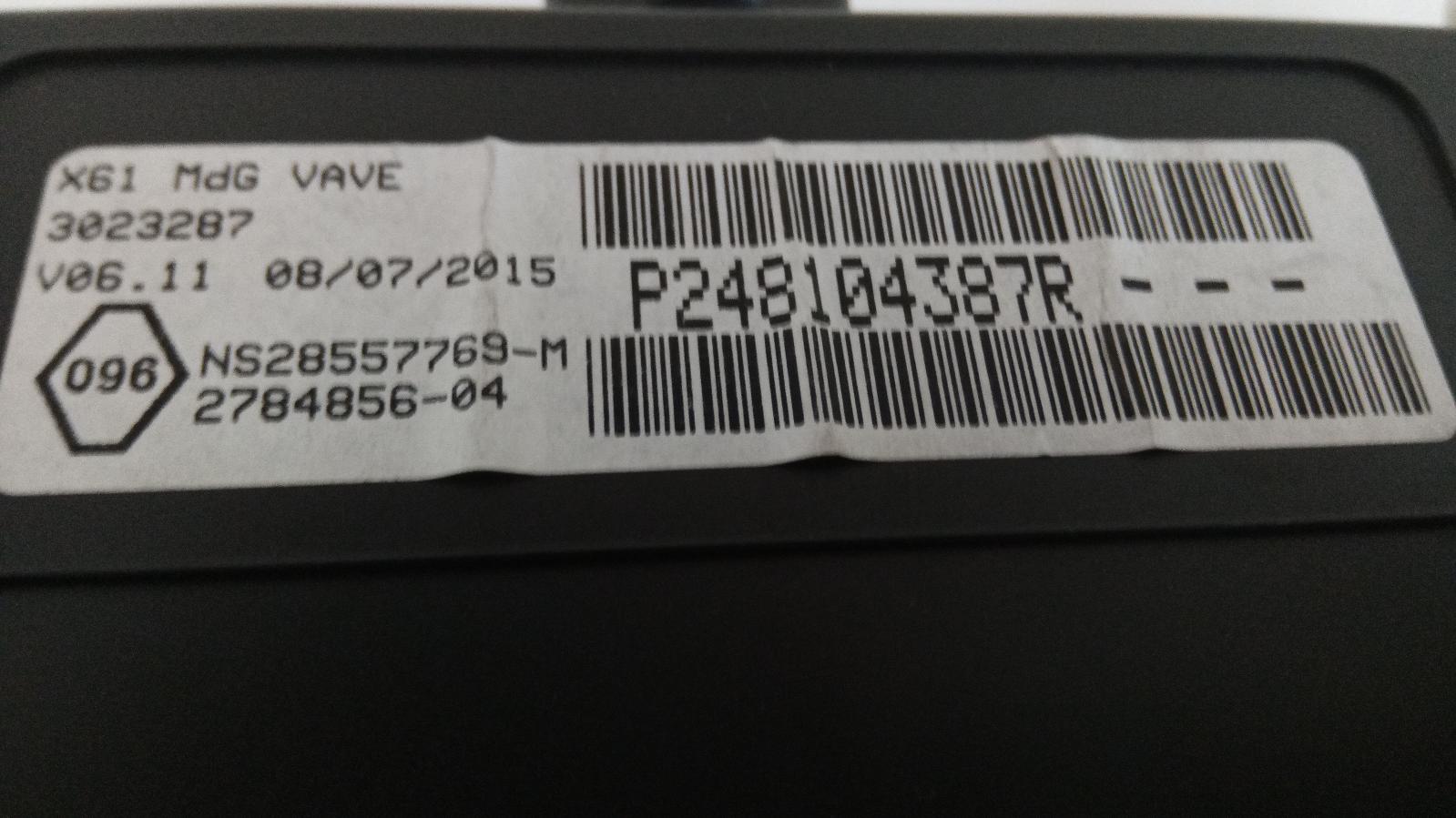 View Auto part Instrument Cluster Renault Kangoo 2015