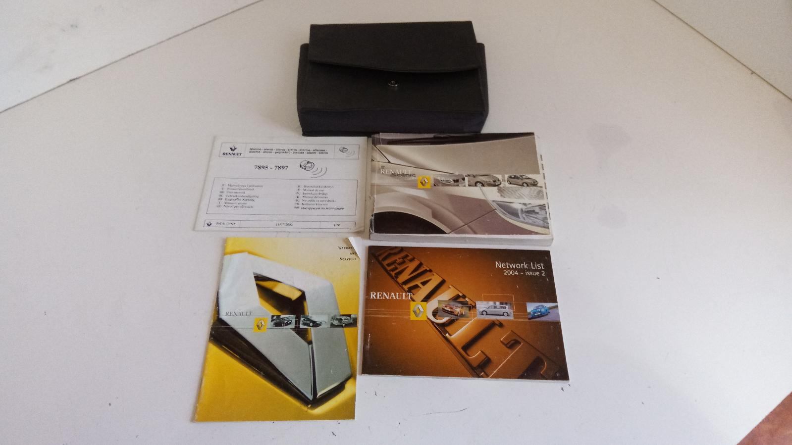2005 Renault Scenic Owners Handbook View Auto part Owners Handbook Renault Scenic 2005