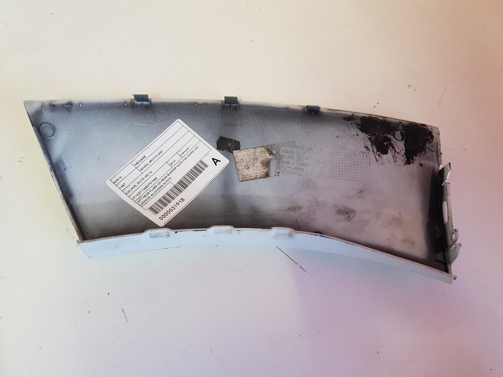 View Auto part Wheel Arch Flare Renault Megane 2014