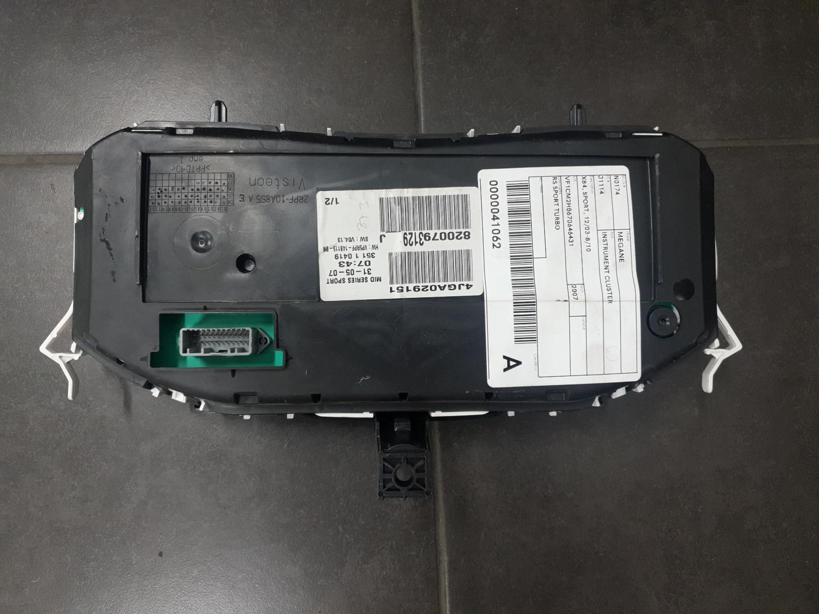 View Auto part Instrument Cluster Renault Megane 2007