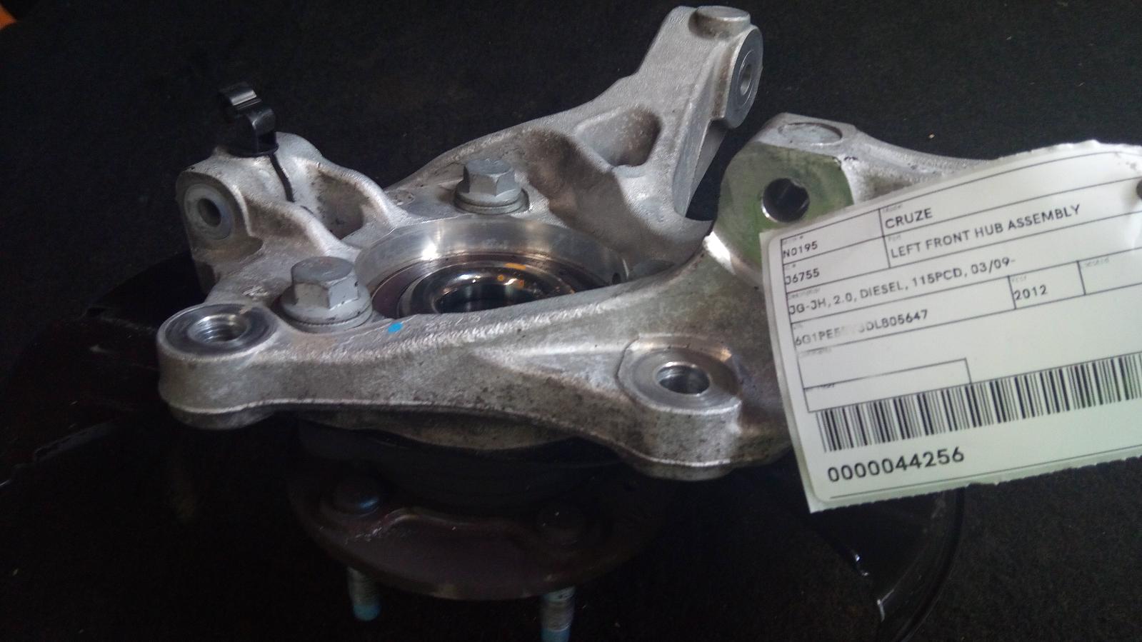 View Auto part Left Front Hub Assembly Holden Cruze 2012