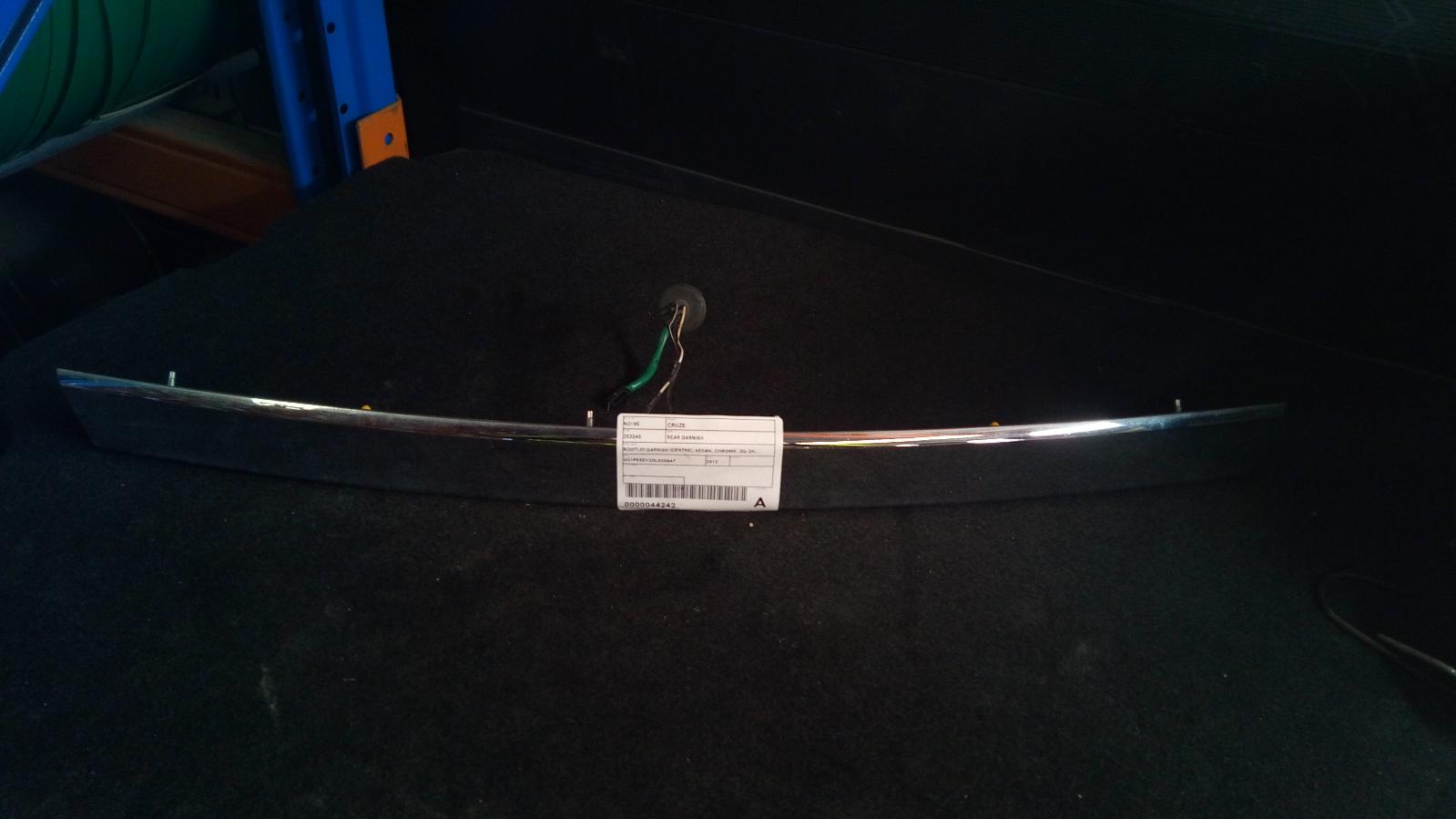 View Auto part Rear Garnish Holden Cruze 2012