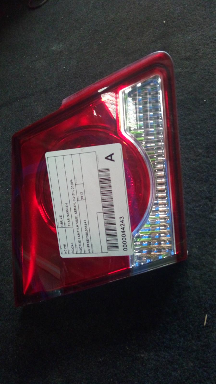 View Auto part Rear Garnish Holden Cruze 2012