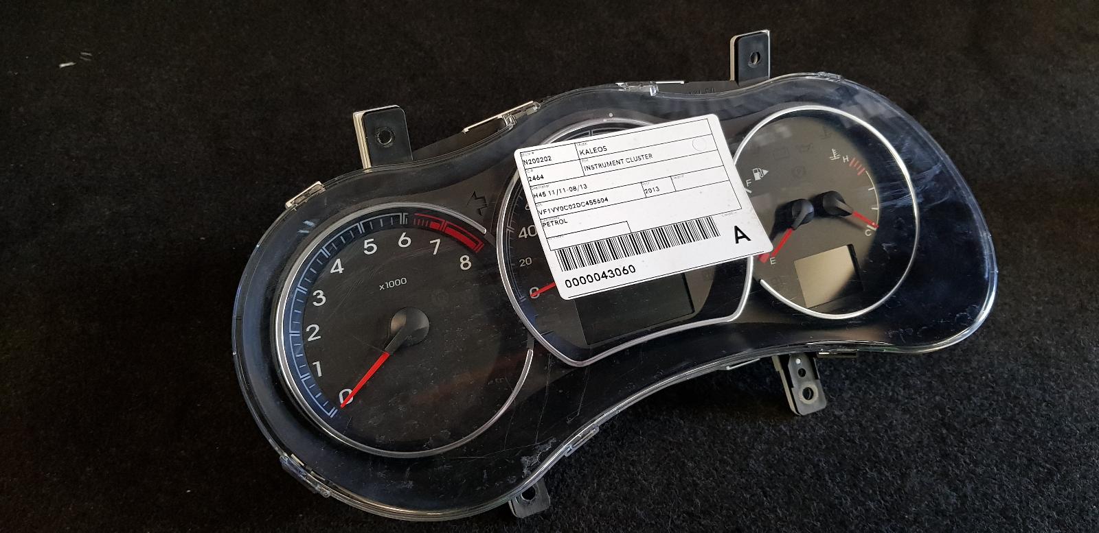 2013 Renault Kaleos Instrument Cluster View Auto part Instrument Cluster Renault Kaleos 2013