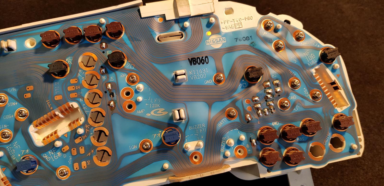 View Auto part Instrument Cluster Nissan Patrol 1998