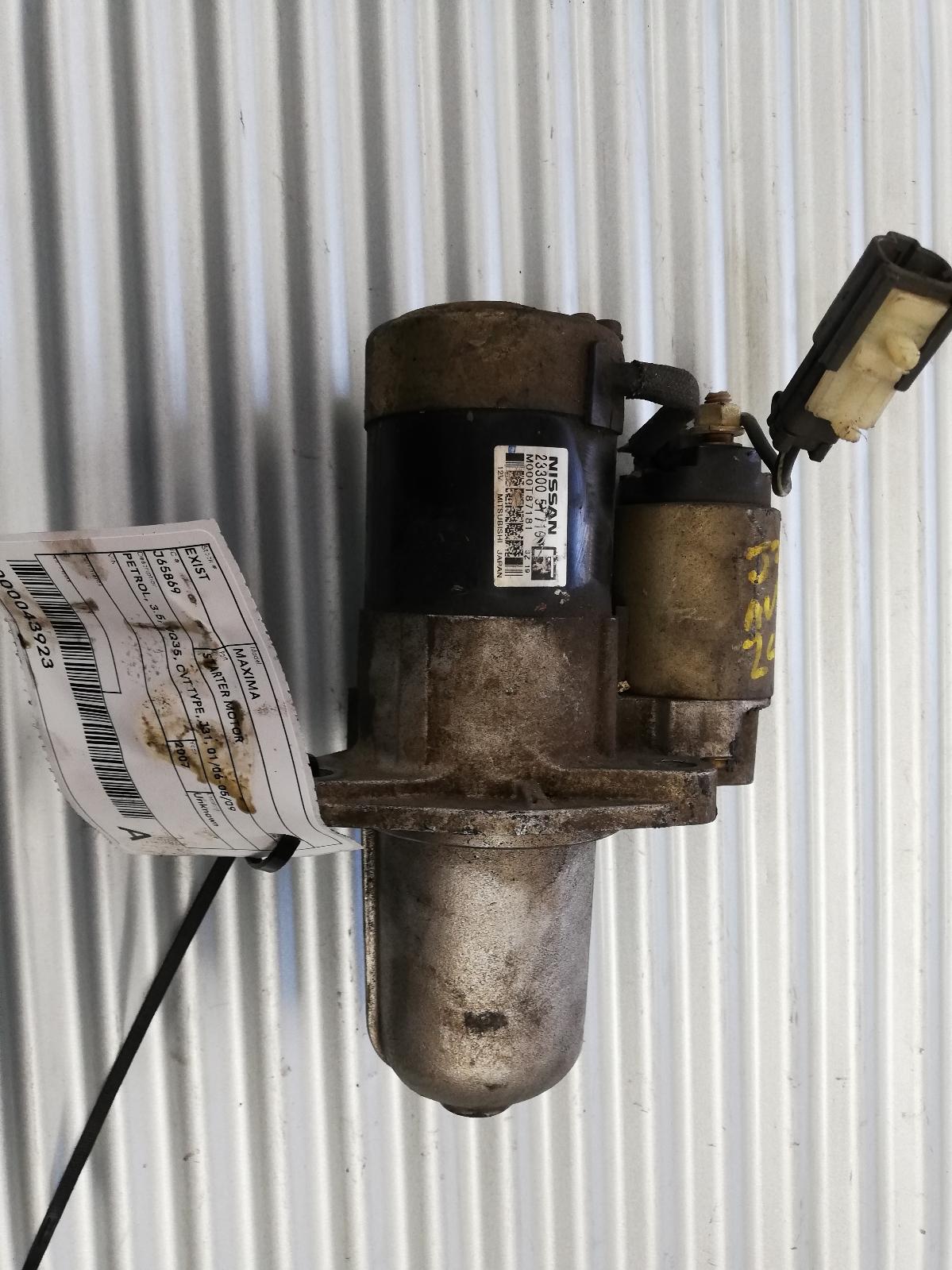 View Auto part Starter Nissan Maxima 2007