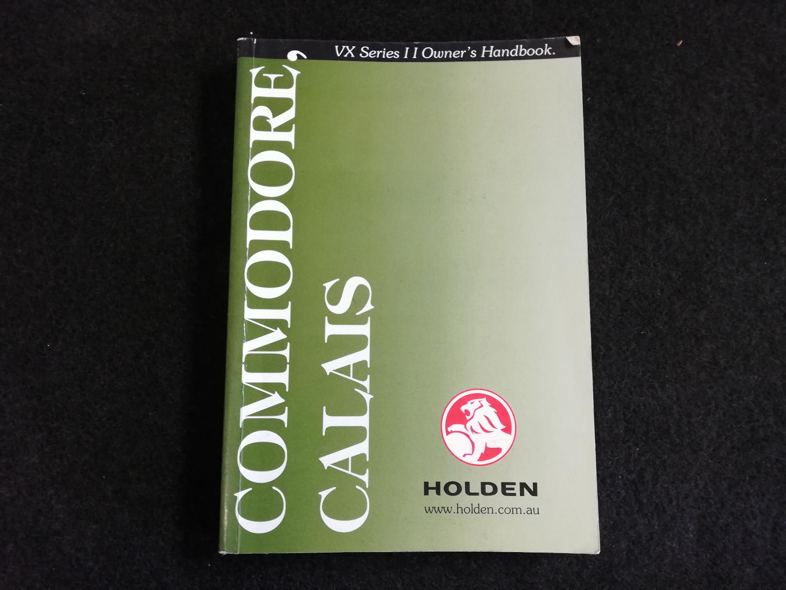 View Auto part Owners Handbook Holden Commodore 2002