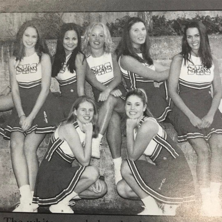 Chrissy Teigen posted a picture of herself as a high school cheerleader