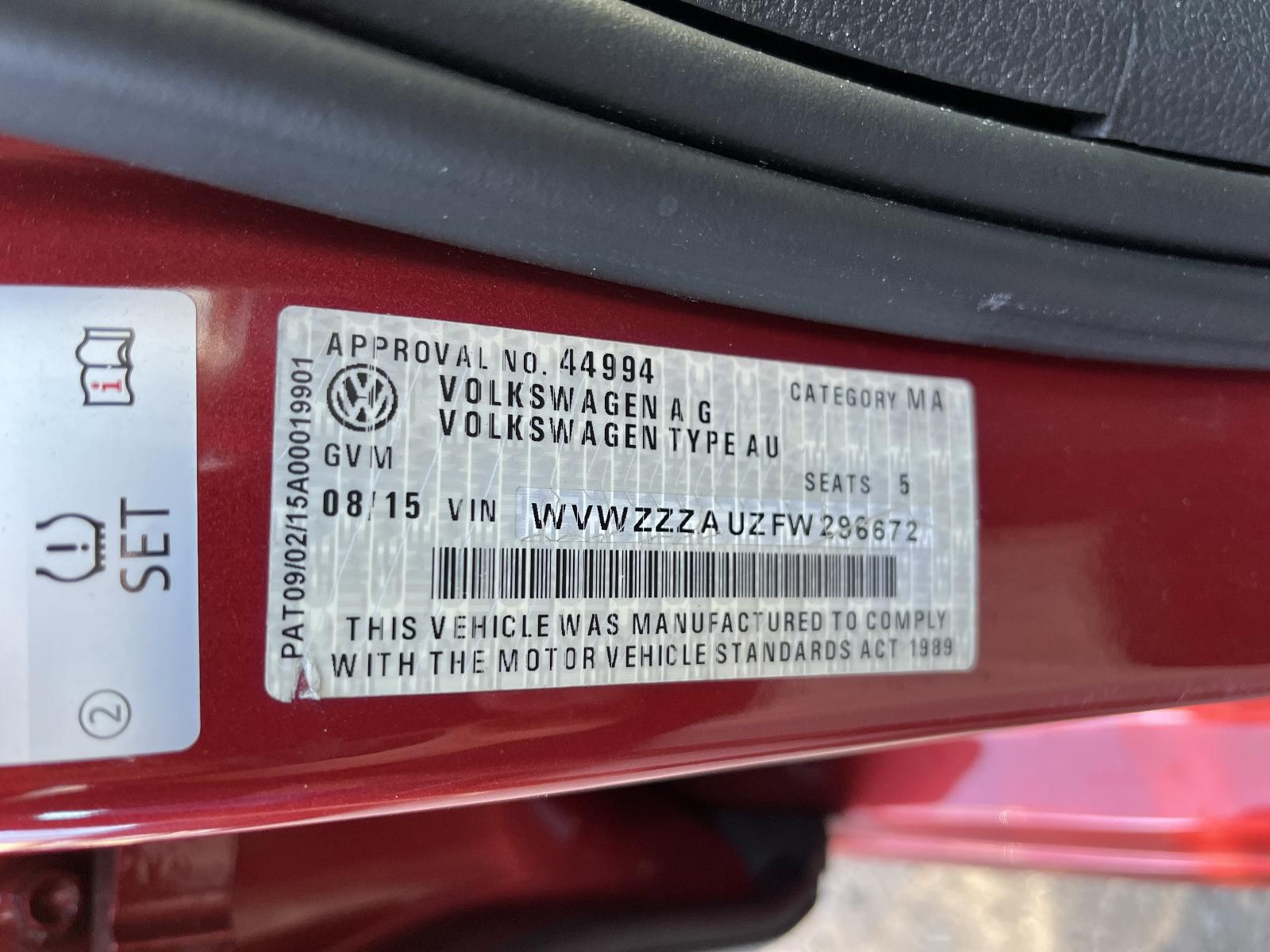 View Auto part Left Rear Door Window Volkswagen Golf 2015