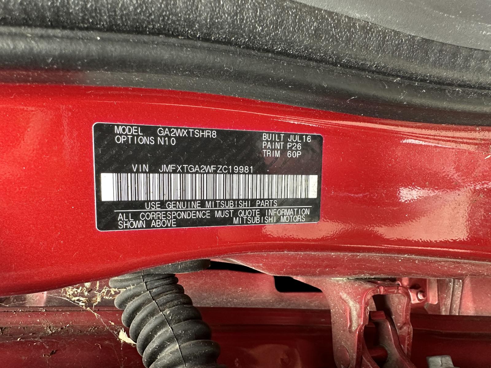 Pwr Dr Wind Switch Asx Mitsubishi 2016