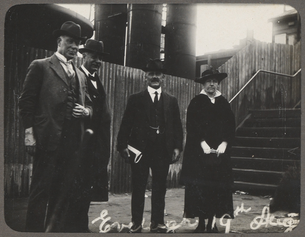Photograph album of Eveleigh Workshops during the 1917 railway strike - E.E. Lucy C.M.E. and Officers Photograph album of Eveleigh Workshops during the 1917 railway strike - E.E. Lucy C.M.E. and Officers