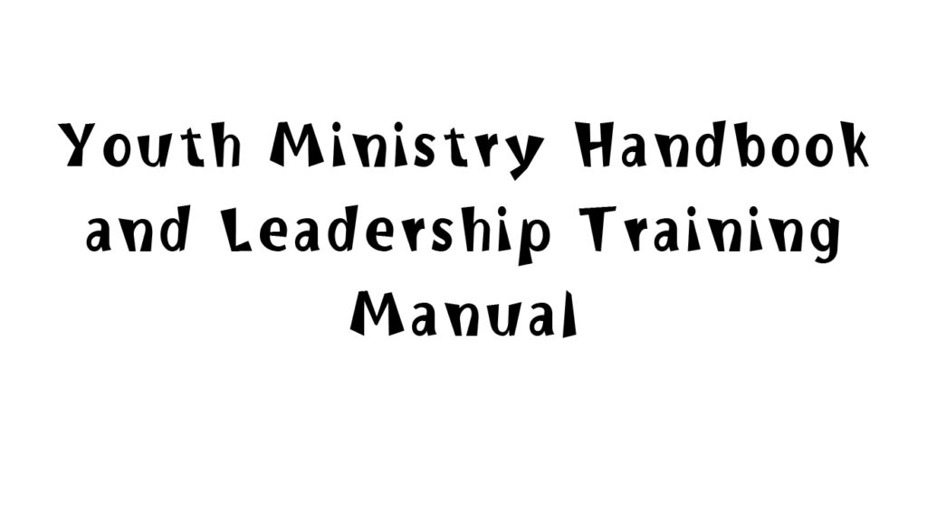 YOUTH_Youth_Ministry_Handbook