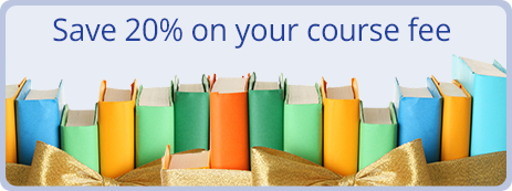 Save 20% on your course fee