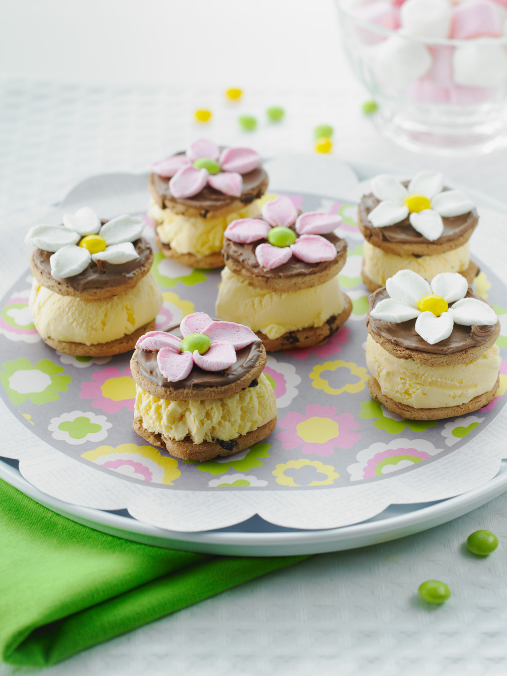 Chocolate and Marshmallow Ice Cream Sandwiches Cadbury NZ