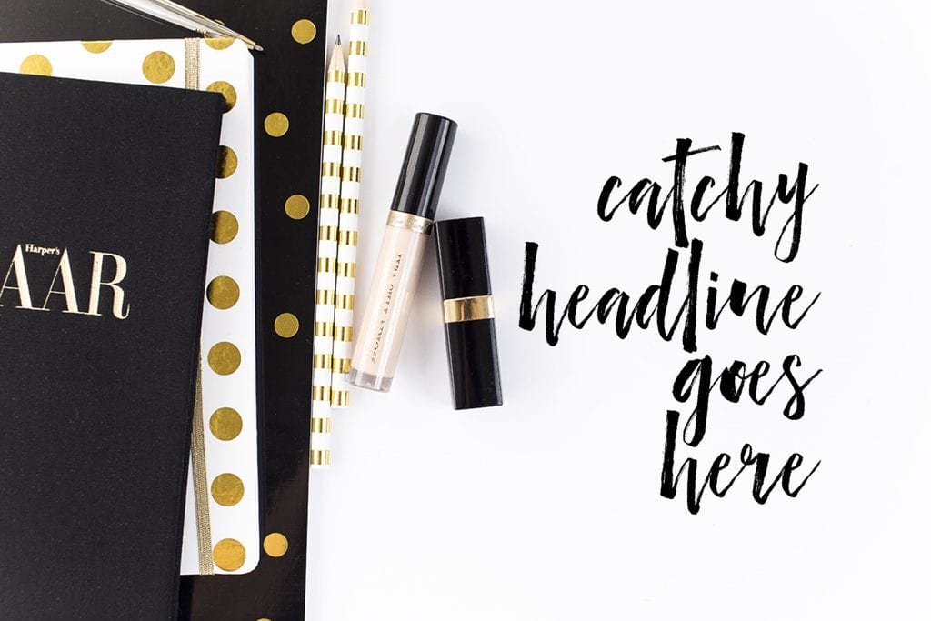 ways to use styled stock photos catchy facebook post