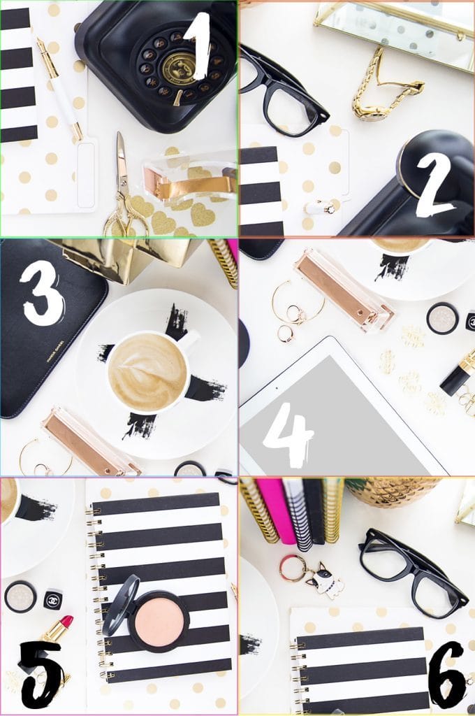 ways to use styled stock photos cropped many ways squares