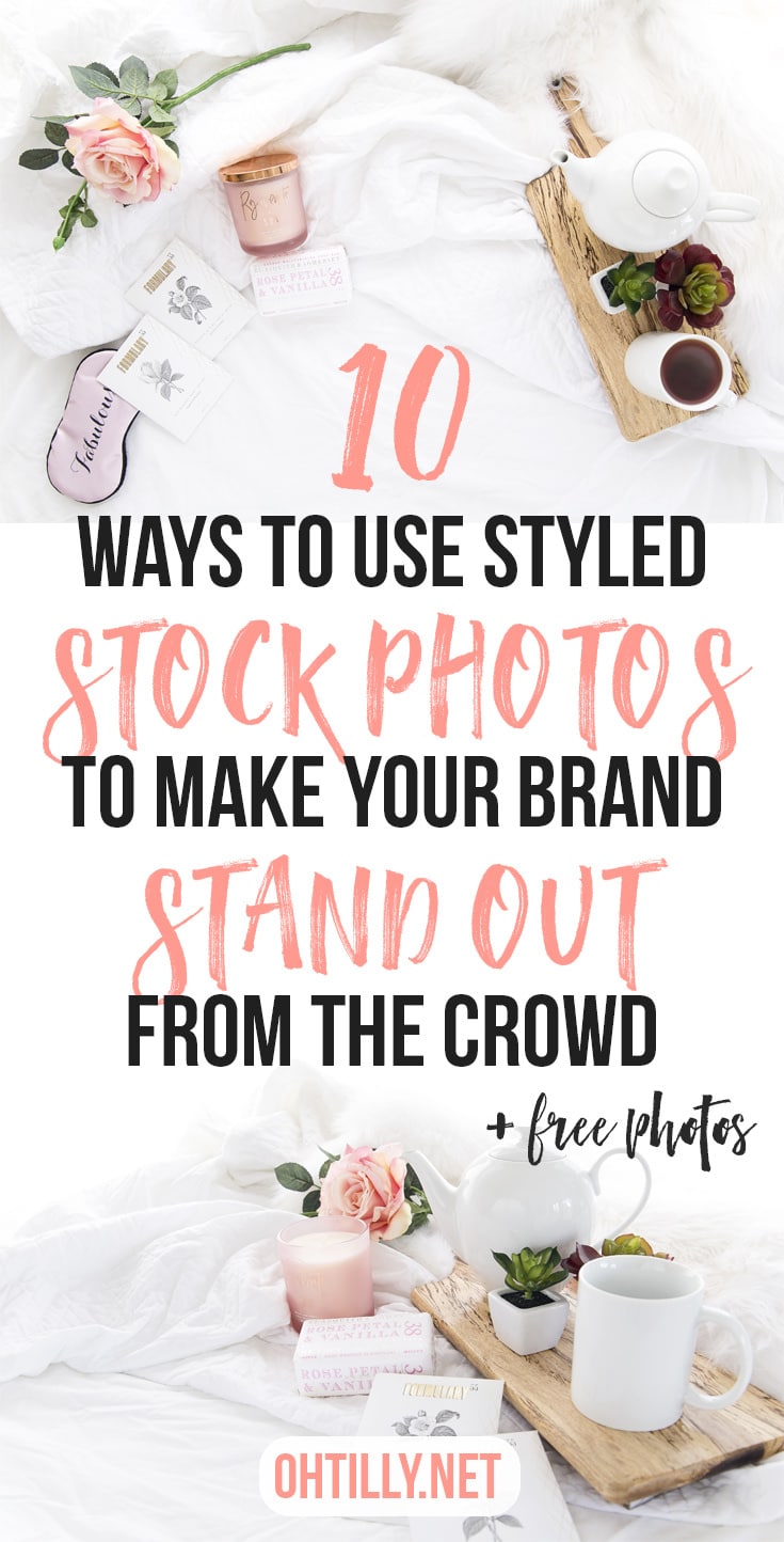 ways to use styled stock photos pinnable graphics that work
