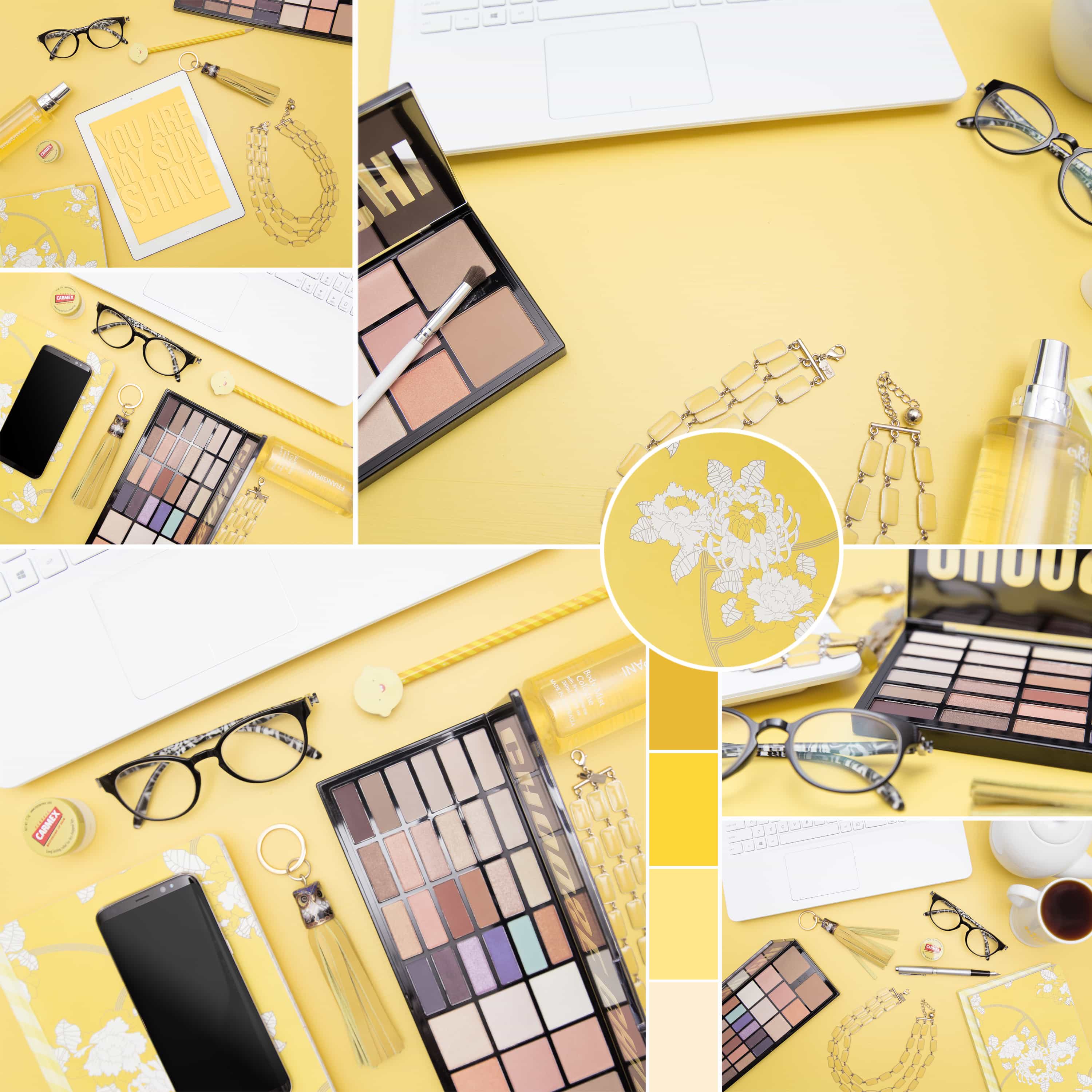 yellow aesthetic moodboard