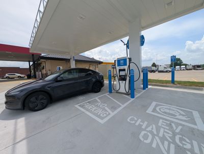 New charger is open and working! 