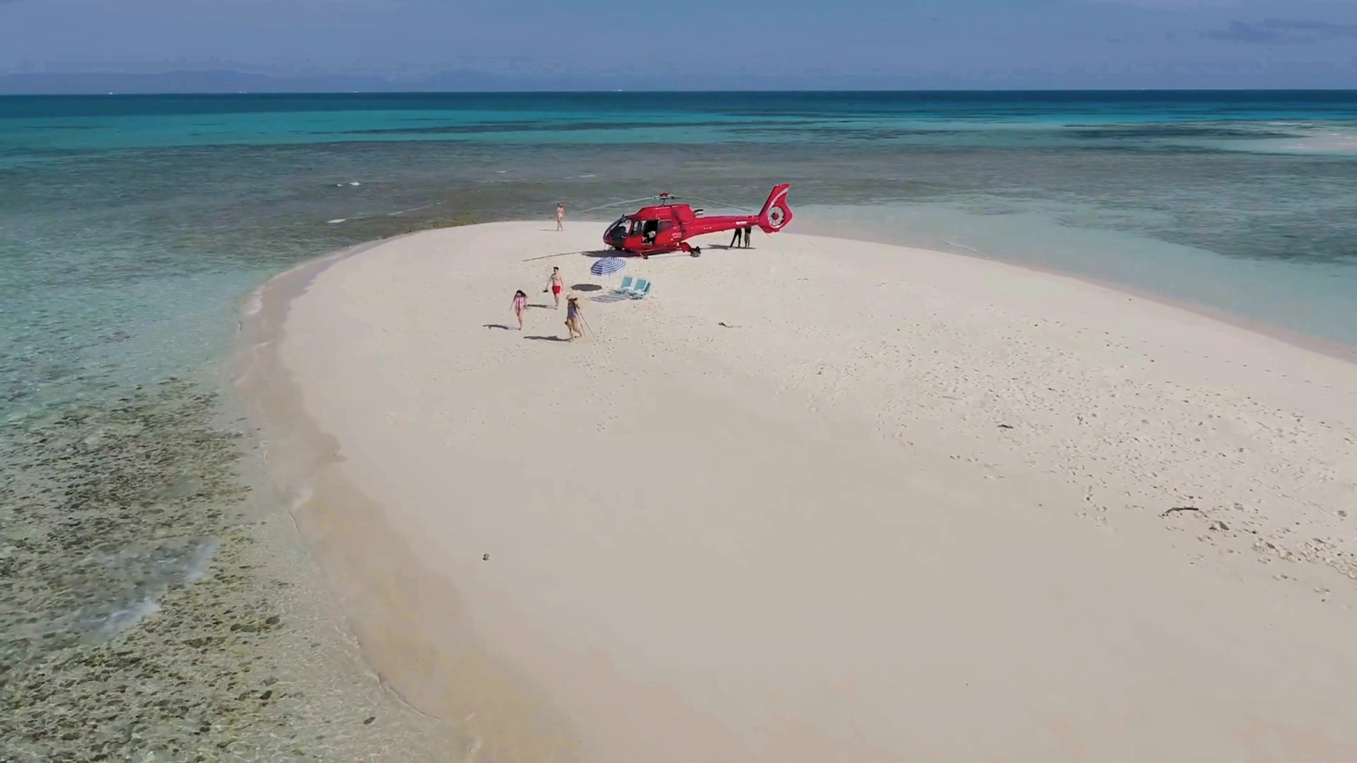 The sand cay