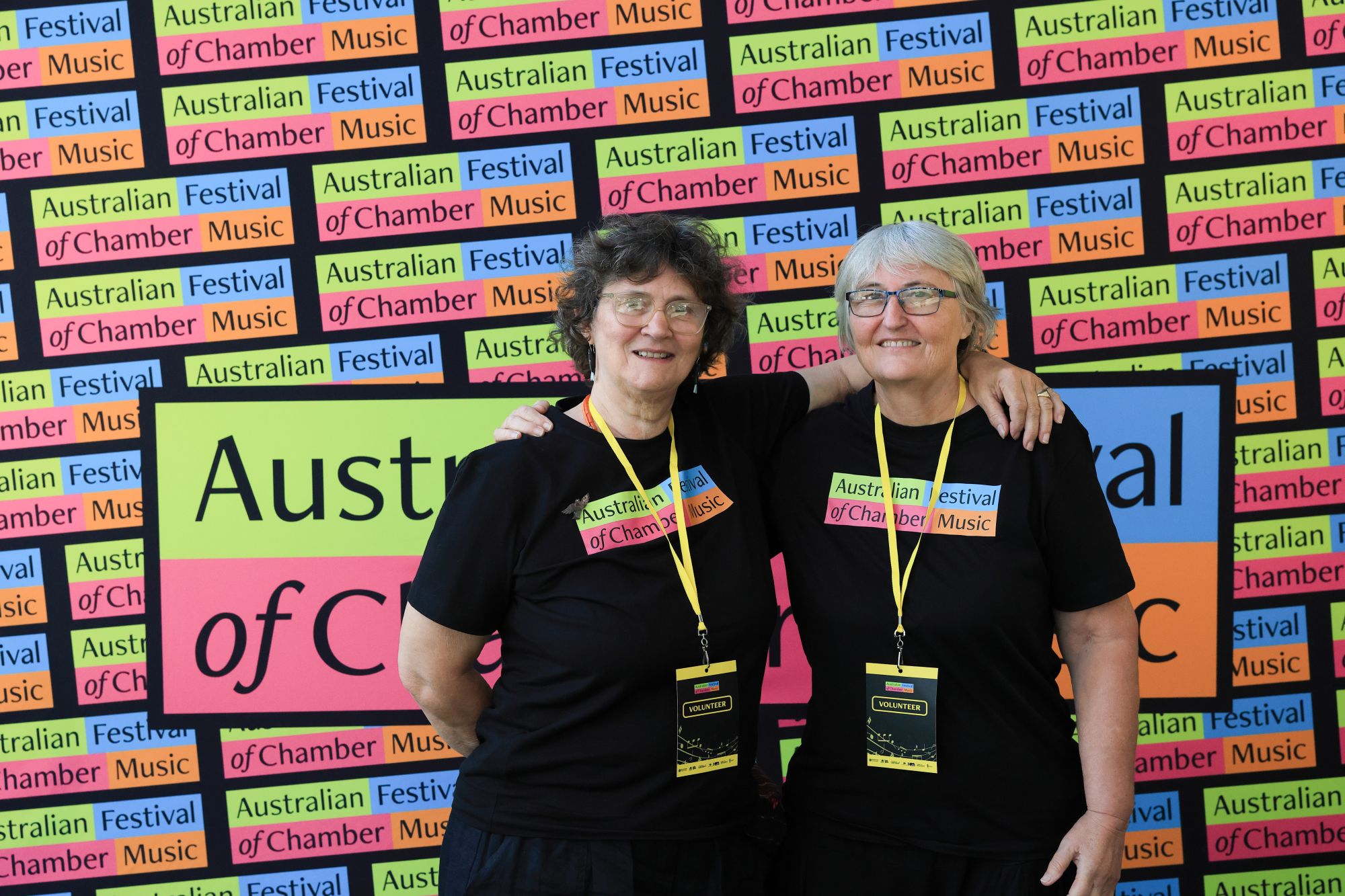 AFCM 2026 volunteers preparing before a morning session