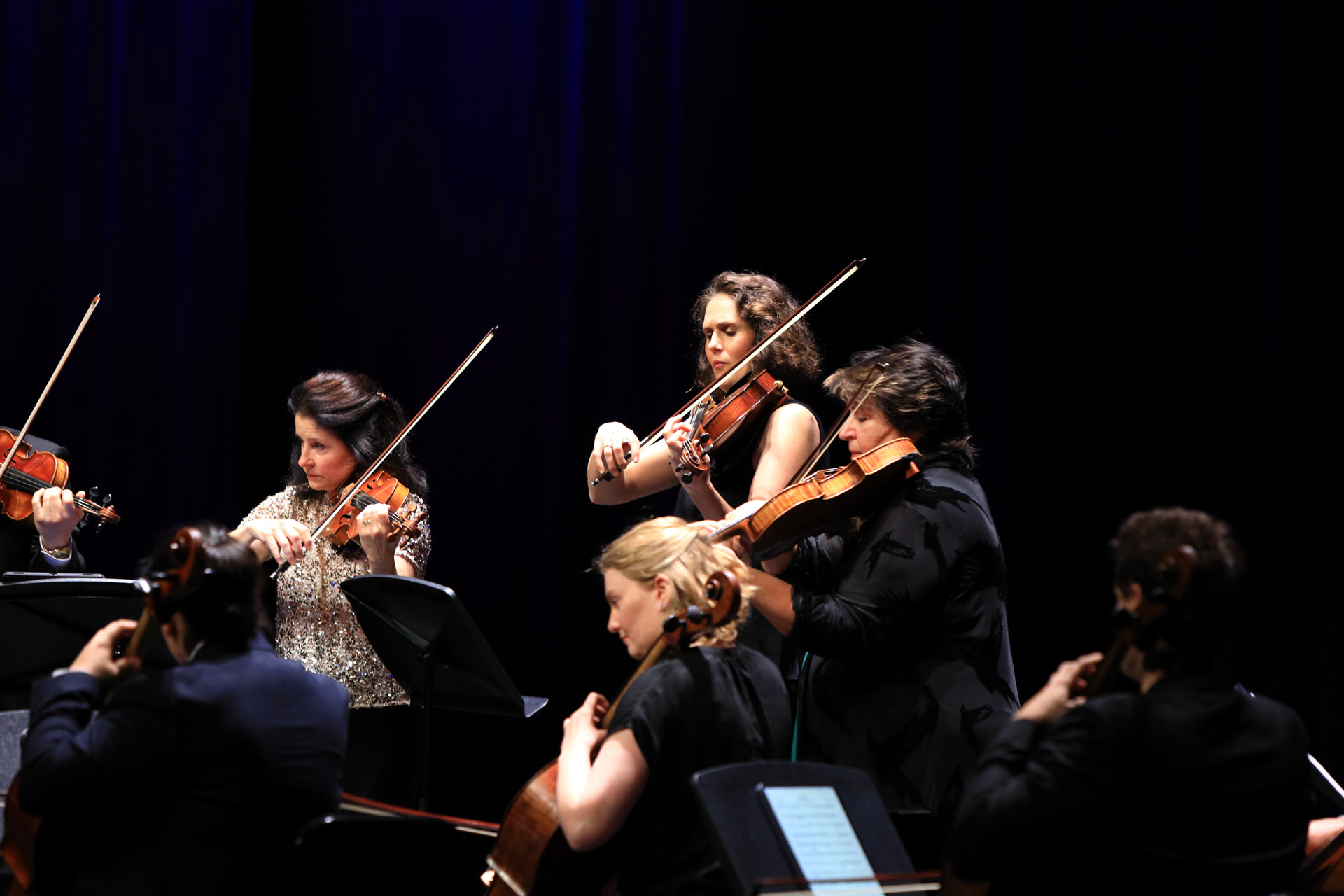 Performers on stage for Mozart's Eine kleine Nachtmusik, Opening Night "Cairns Crescendo," AFCM 2026