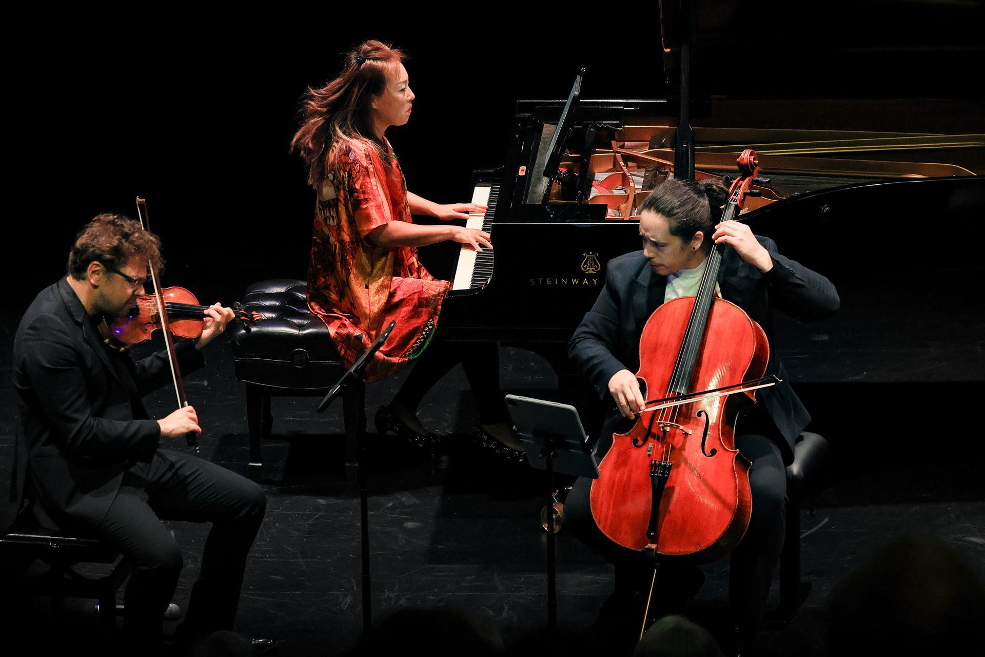 The Sitkovetsky Trio performing live at an AFCM concert