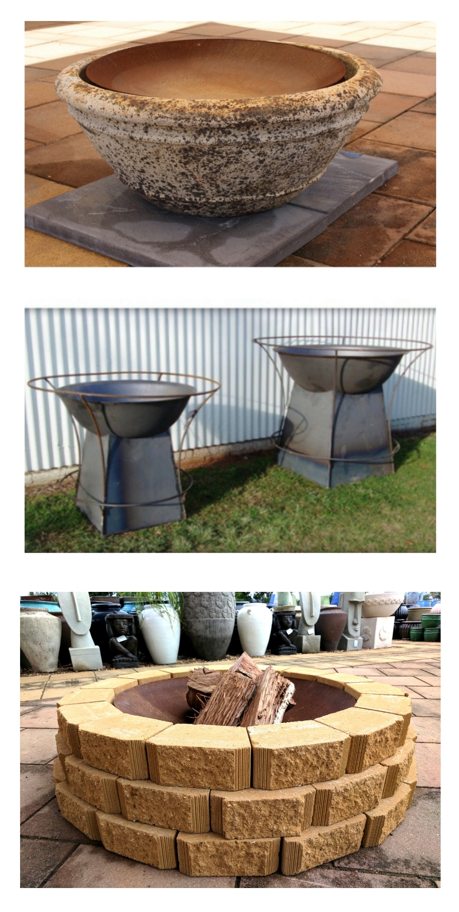 Fire Pits Bedrock Landscape Centre Townsville